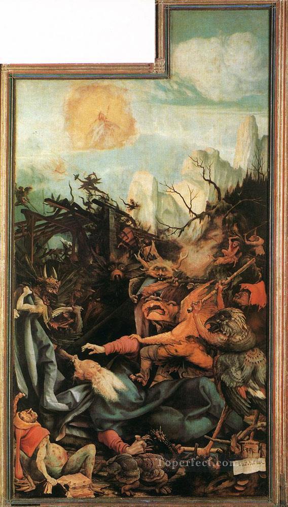 The Temptation of St Antony Renaissance Matthias Grunewald Oil Paintings